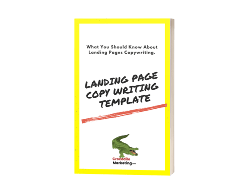 Landing Page Writing Template cover