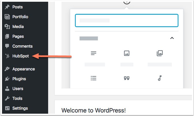 install hubspot plugin into wordpress