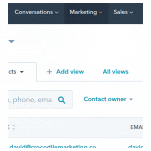 How to start hubspot landing page menu