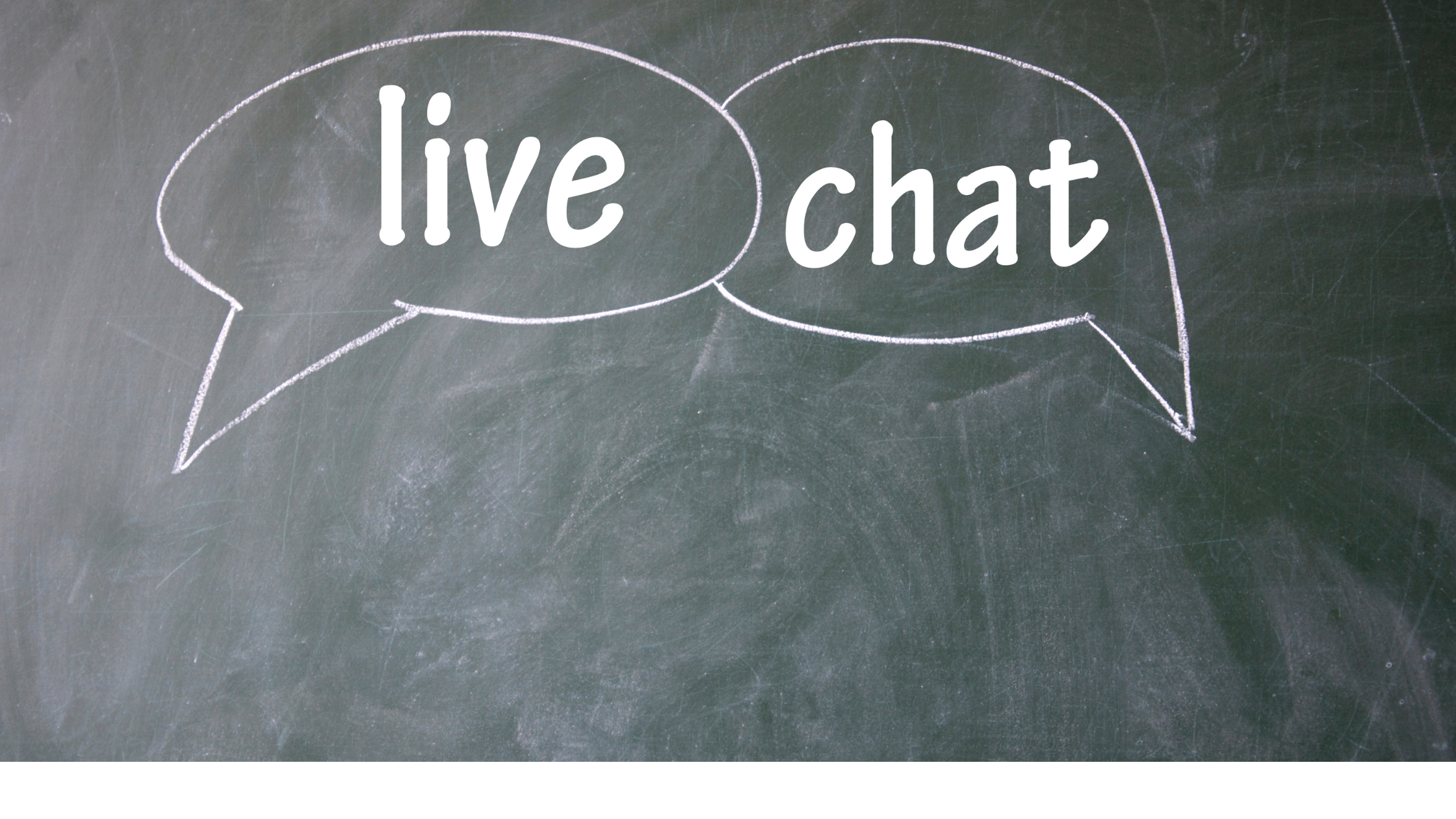 live chat welcome messages