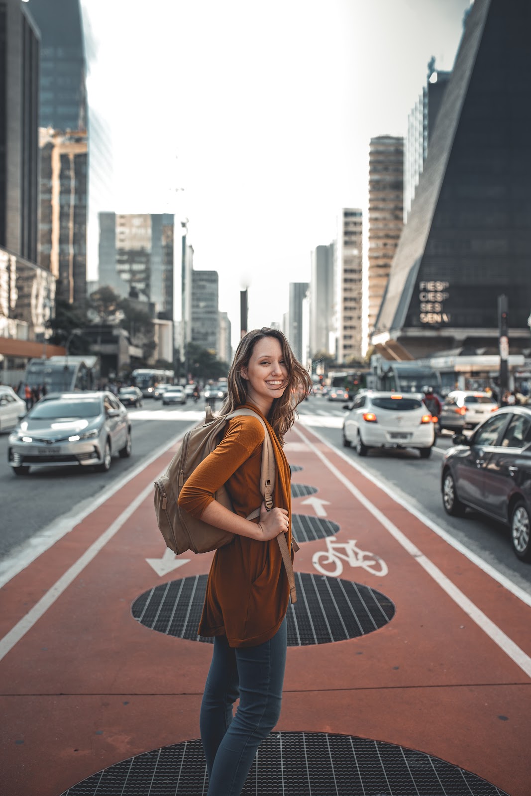 woman persona walking the path